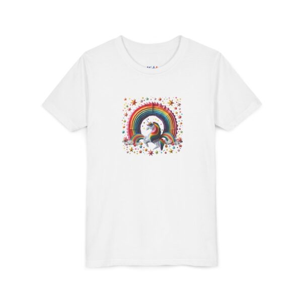 forkiddos "rainbow unicorn magic" girls' t shirt