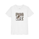 forkiddos "pug life" adorable pug lover's t shirt