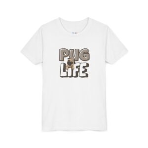 forkiddos "pug life" adorable pug lover's t shirt