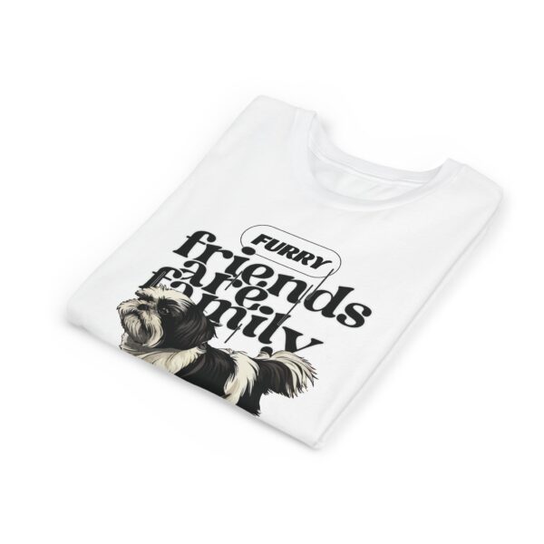 forkiddos "furry friends are family" shih tzu lover's t shirt