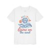 forkiddos "game on the sand" volleyball kids' t shirt