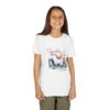 girl youth short sleeve tee sparkle and shine graphic tee, kids t shirt, fun & colorful shirt