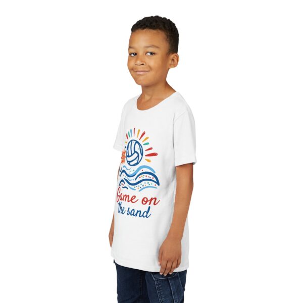 forkiddos "game on the sand" volleyball kids' t shirt