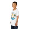 forkiddos "breeze, effort, fun" beach volleyball kids' tee
