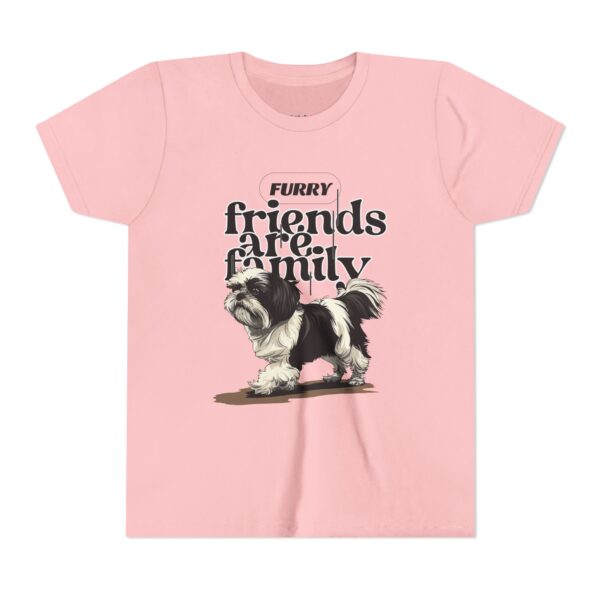 forkiddos "furry friends are family" shih tzu lover's t shirt