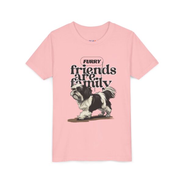 forkiddos "furry friends are family" shih tzu lover's t shirt