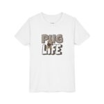 forkiddos "pug life" adorable pug lover's t shirt