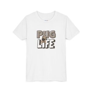 forkiddos "pug life" adorable pug lover's t shirt