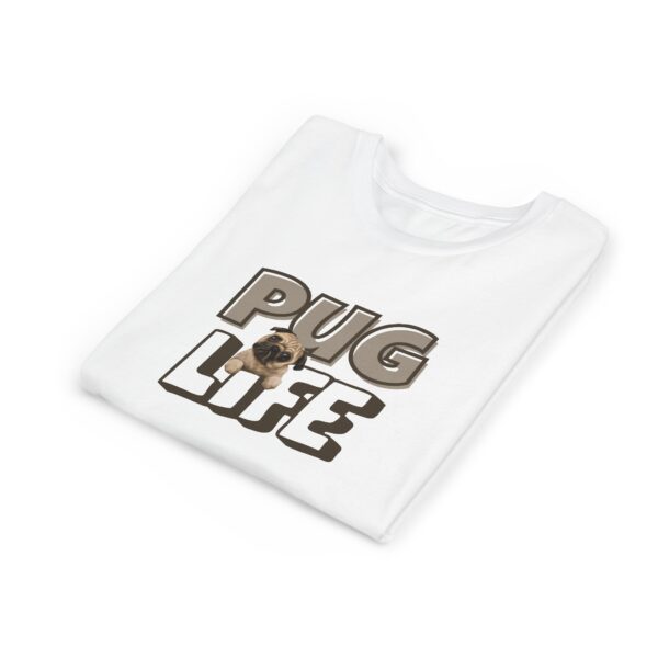 forkiddos "pug life" adorable pug lover's t shirt