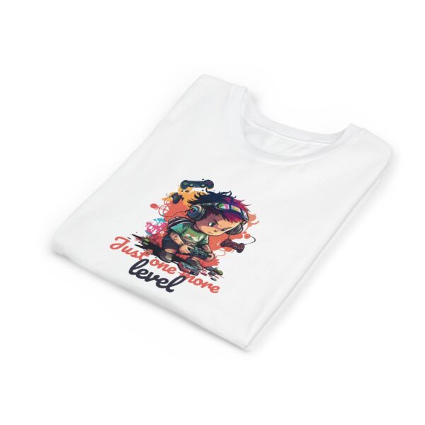 forkiddos "just one more level" gaming kids' t shirt