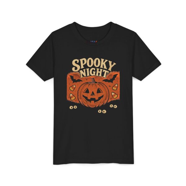 retro 'spooky night' halloween pumpkin tee