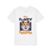kids t shirt my furry friend cute dog print