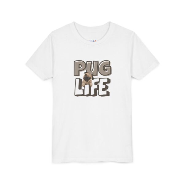 forkiddos "pug life" adorable pug lover's t shirt forkiddos "pug life" adorable pug lover's t shirt