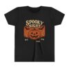 retro 'spooky night' halloween pumpkin tee