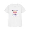 forkiddos "don't let anything stop you" empowering girls' t shirt