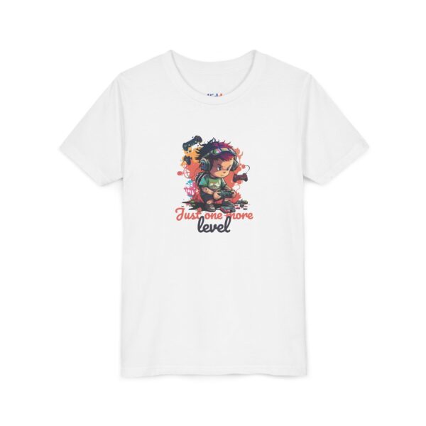 forkiddos "just one more level" gaming kids' t shirt