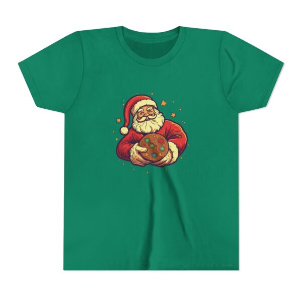 forkiddos "santa's sweet treat" cookie christmas t shirt