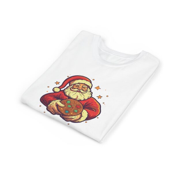 forkiddos "santa's sweet treat" cookie christmas t shirt