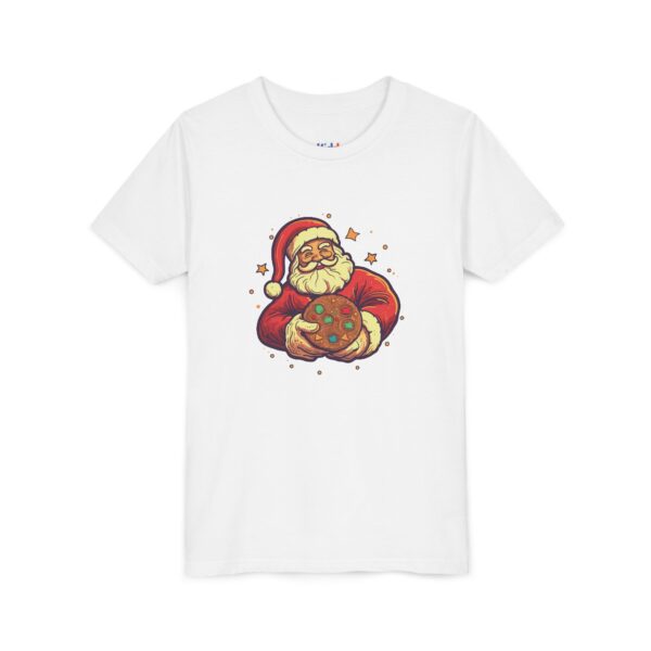 forkiddos "santa's sweet treat" cookie christmas t shirt