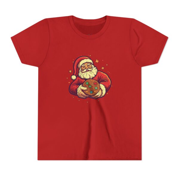 forkiddos "santa's sweet treat" cookie christmas t shirt